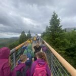 Klasse auf der Panoramabrücke