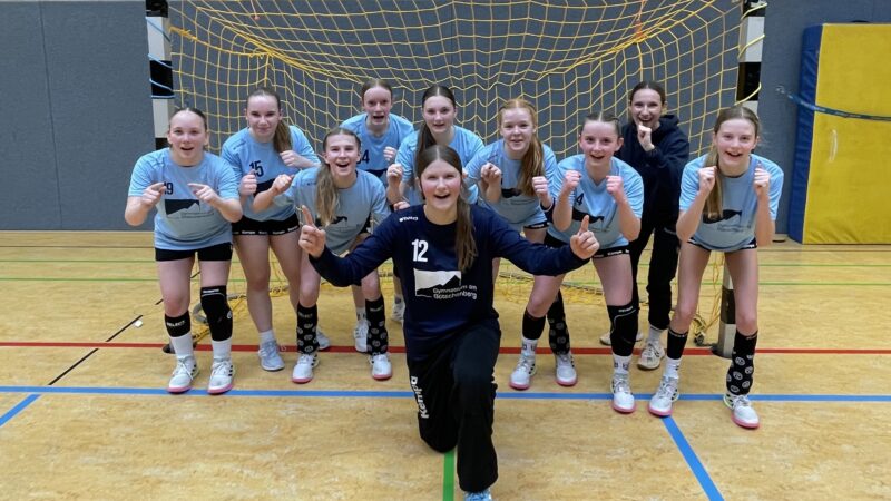 Mission Landesentscheid: die U16 Handballerinnen des GaBö gewinnen den Bezirksentscheid!