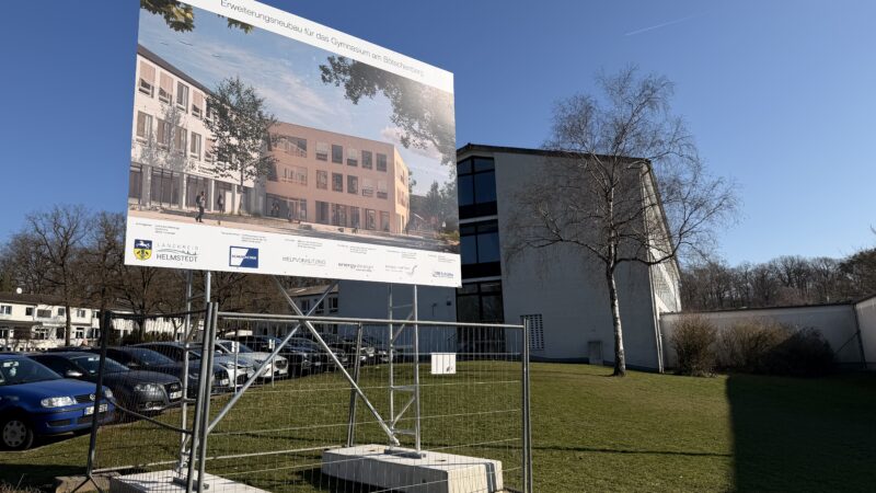 Es geht los: Bauvorbereitungen für den neuen Naturwissenschaftstrakt